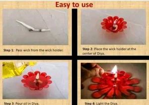 Fancy Diyas Shadow Diya Multicolor (12 Pcs)