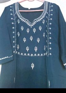 Kurta With Dupatta And Bottomwear.   Size M