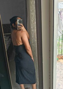 Black Side Slit Dress