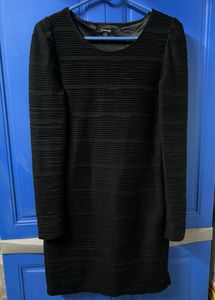 Black Long Sleeve Bodycon Dress