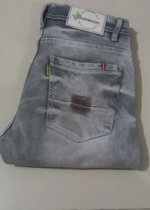 Stylish Grey Denim Jeans