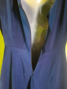 Navy Blue A line Dress