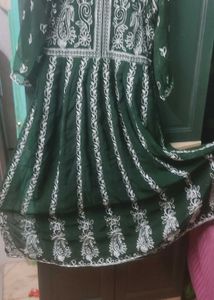 Elegant Embroidered Anarkali Kurti