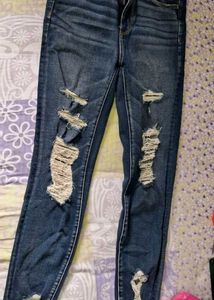Distressed American Eagle Jeans