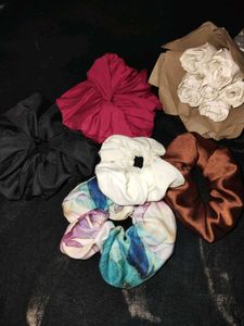 Colorful Scrunchie Set - Hair Accessories