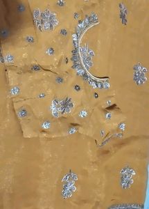 Saree With Blouse One Time Used For Photos Only