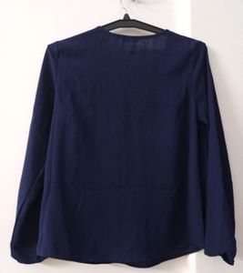 Central Mall Brand Dark Blue Top
