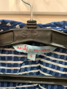 Aarke By Ritu Kumar Blue Striped Kurta