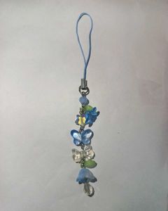 ✨Handmade Blue Bloom Phone Charm / Lumba Rakhi✨