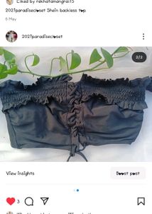 Crop Top &amp; Shirt Combo