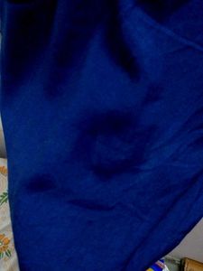 Navy Blue Lace Top