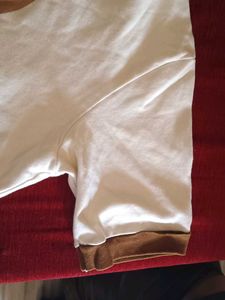 Cute Creamy Oversized Crop Top