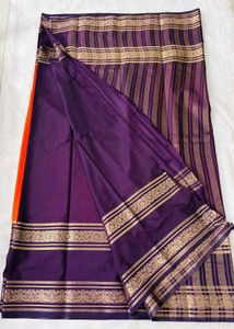Orange &amp; Purple Saree