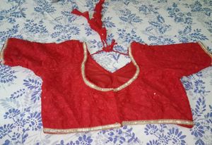Red Sequence Blouse