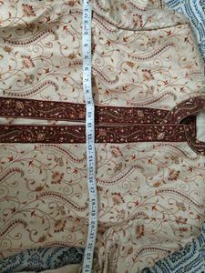 Elegant Cream &amp; Maroon Sherwani