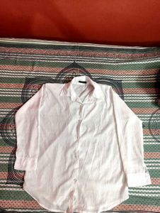 Women White Minimal Casual Shirt