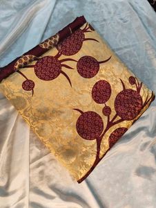 Elegant Maroon Saree