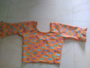 beautiful Orange stretchable blouse