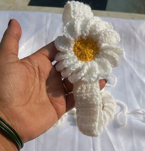 Baby Girl Crochet  Sunflower  Photoshoot  Dress