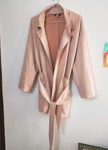 Pink Belted Coat