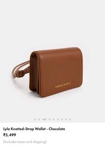 OG Charles & Keith - Lyla Knotted Strap Wallet