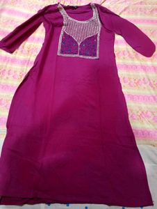Elegant Purple Kurta