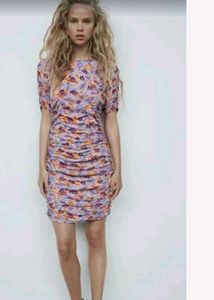 Zara Floral Bodycon Dress