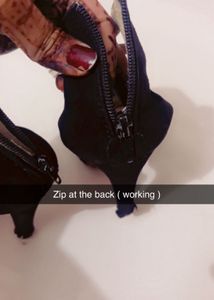 Black Heels with Straps ( 3-5 inches heel
