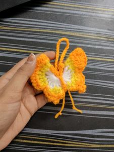 Crochet Butterfly Ornament