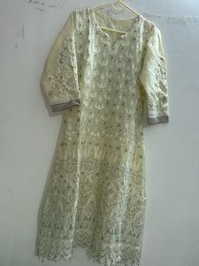 Elegant Embroidered Kurta