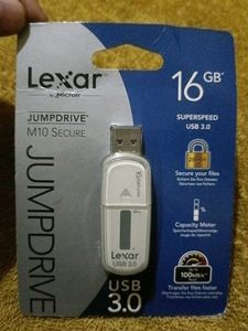 Lexar JumpDrive M10 16GB Secure USB 3 flash drive