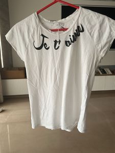 Zara Je t&#39;aime Graphic Tee