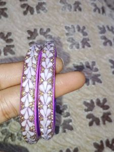 Purple Bangle Set