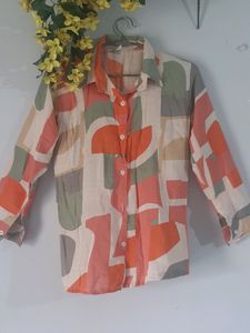 Pretty Multi Colour Shirt With Freebies