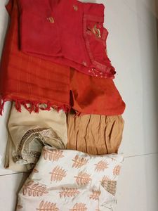 Ethnic Dress Fabric Set
