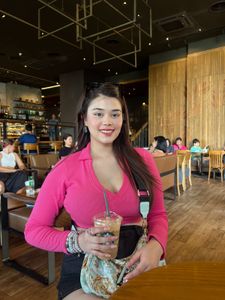 Pink V Neck Top