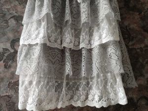 Lace Crochet Y2k Vintage Layered Net Top/ Dress