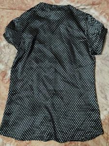 Polka Dots Satin Shirt