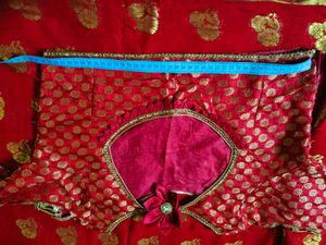 Red Jari Woven Saree