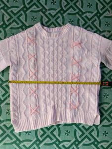 SALE❗ Pink Coquette Cable- Knit Sweater /Pullove