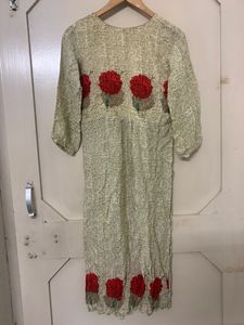 Front Slit Kurta Floral Y2K