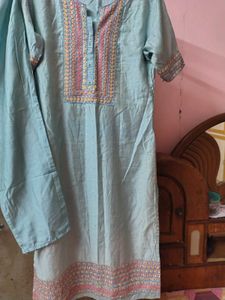 Embroidered Kurta with Salwar