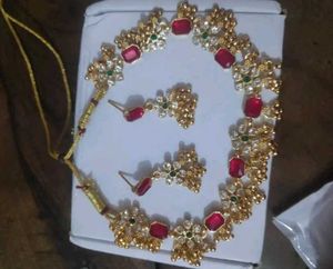 Traditional Gold-Plated Necklace Set