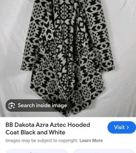 BB Dakota Aztec Hooded Coat
