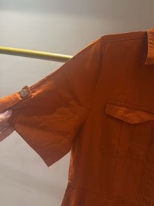 Cover story Orange Shirt Dress