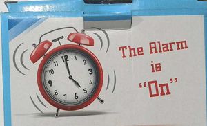 Blue Twin Bell Alarm Clock
