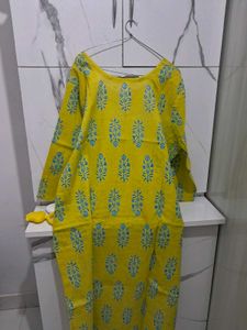 Floral Print Kurta