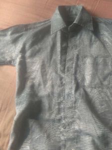 Striped Button-Down Shirt