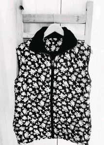 Floral Print woolen Vest size-36