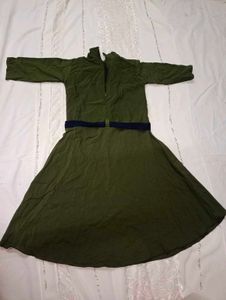 Cute Green Girls Dress